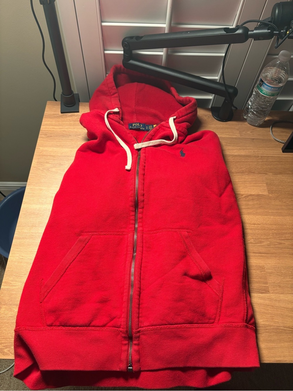 Polo by Ralph Lauren Bright Red Full-Zip Hoodie